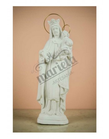 Figura de escayola Virgen del Carmen 31 cm